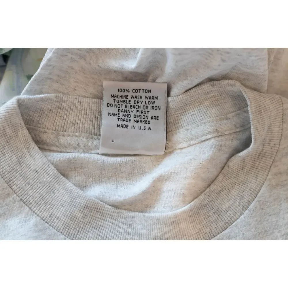 VTG Danny First Kool Kid Light Grey Unisex Short Sleeve Medium Shirt - Picture 8 of 8